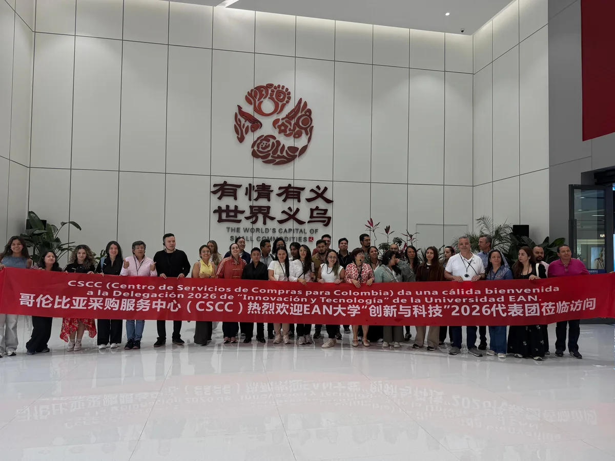 Recepción de una delegación colombiana en el Yiwu International Trade City
