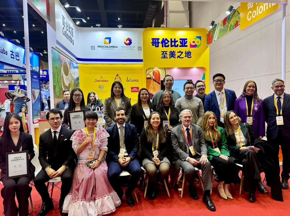 Pabellón de Colombia en feria internacional en China